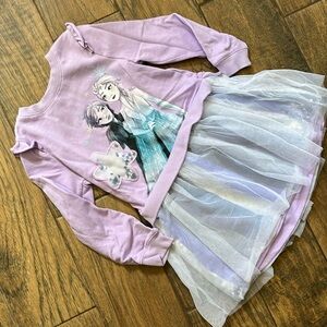 Frozen sweatshirt dress